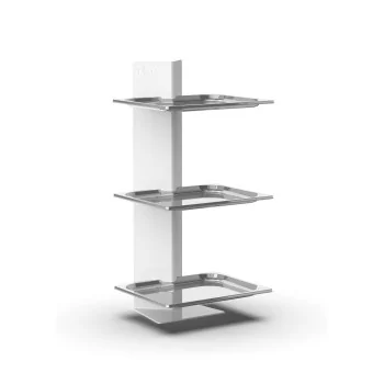Moa Design LMNTOTEM.BIA Moa Totem Modern Minimalist Line White Tier...