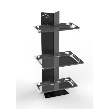 Moa Design LMNTOTEM.NER Moa Totem Modern Minimalist Line Black Tier...