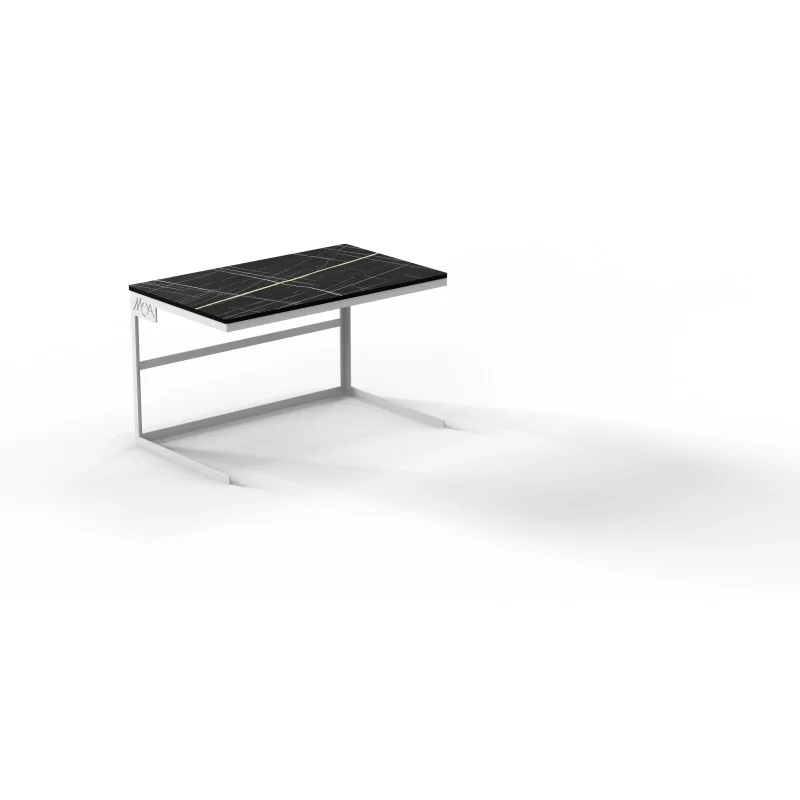 Moa Design MOAMN11.BIA-04 Moa Alzata Modern Minimalist Line White S...
