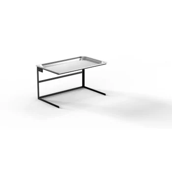 Moa Design MOAMN11.NER-02 Moa Alzata Modern Minimalist Line Black S...
