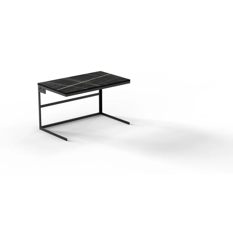 Moa Design MOAMN11.NER-04 Moa Alzata Modern Minimalist Line Black S...