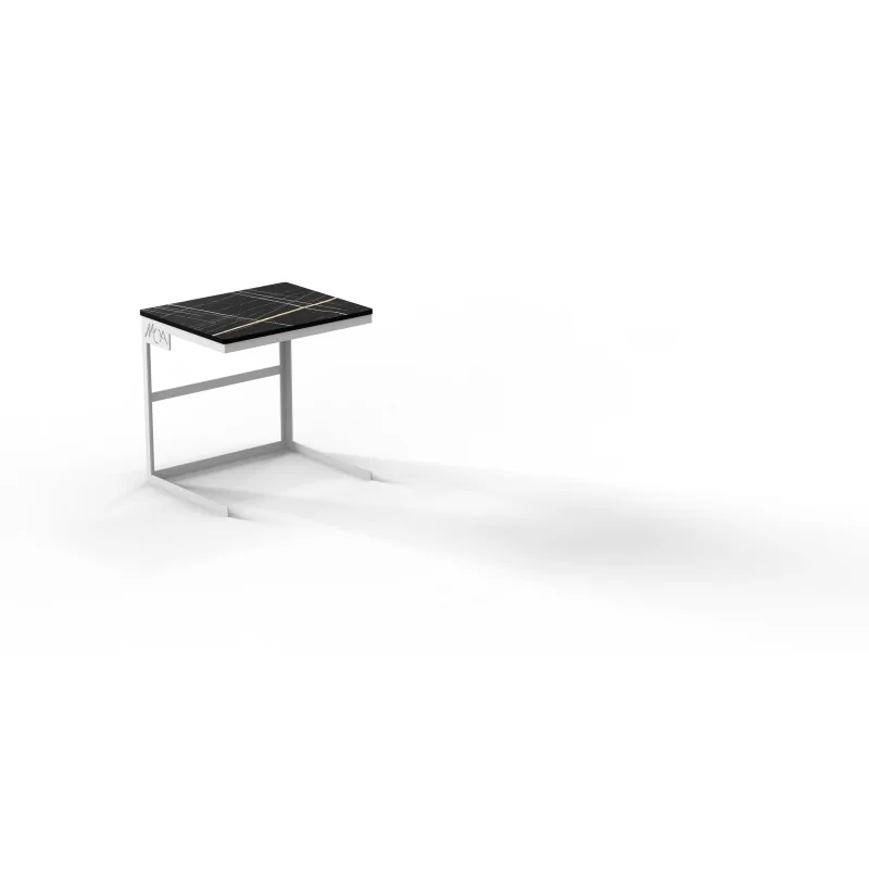 Moa Design MOAMN12.BIA-06 Moa Alzata Modern Minimalist Line White S...
