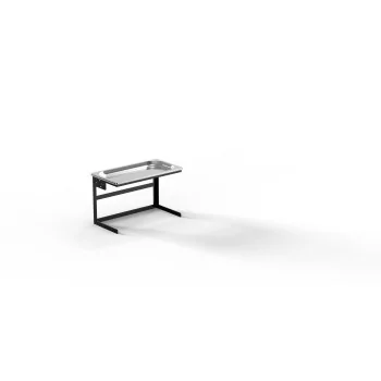 Moa Design MOAMN13.NER-01 Moa Alzata Modern Minimalist Line Black S...