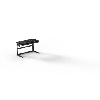 Moa Design MOAMN13.NER-03 Moa Alzata Modern Minimalist Line Black S...