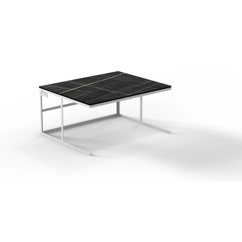 Moa Design MOAMN21.BIA-04 Moa Alzata Modern Minimalist Line White S...