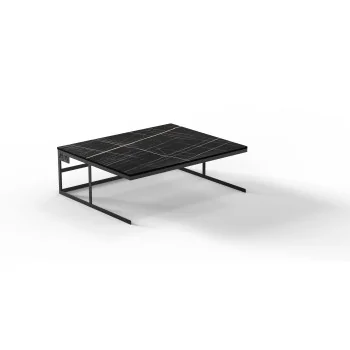 Moa Design MOAMN21.NER-03 Moa Alzata Modern Minimalist Line Black S...