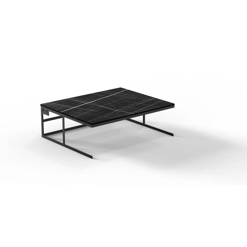 Moa Design MOAMN21.NER-03 Moa Alzata Modern Minimalist Line Black S...