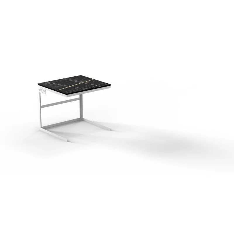 Moa Design MOAMN23.BIA-06 Moa Alzata Modern Minimalist Line White S...
