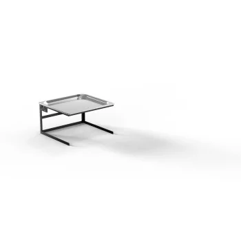 Moa Design MOAMN23.NER-01 Moa Alzata Modern Minimalist Line Black S...