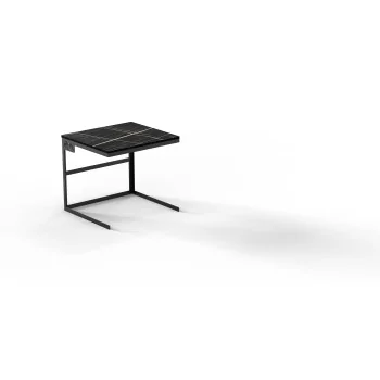 Moa Design MOAMN23.NER-06 Moa Alzata Modern Minimalist Line Black S...