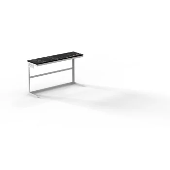 Moa Design MOAMN24.BIA-04 Moa Alzata Modern Minimalist Line Black S...