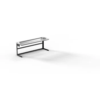 Moa Design MOAMN24.NER-01 Moa Alzata Modern Minimalist Line Black S...