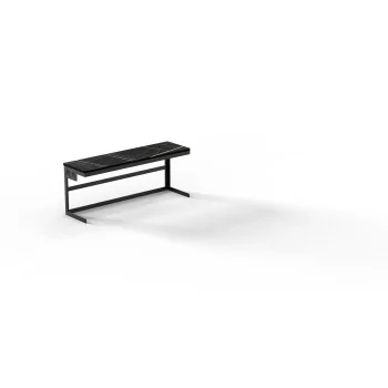 Moa Design MOAMN24.NER-03 Moa Alzata Modern Minimalist Line Black S...