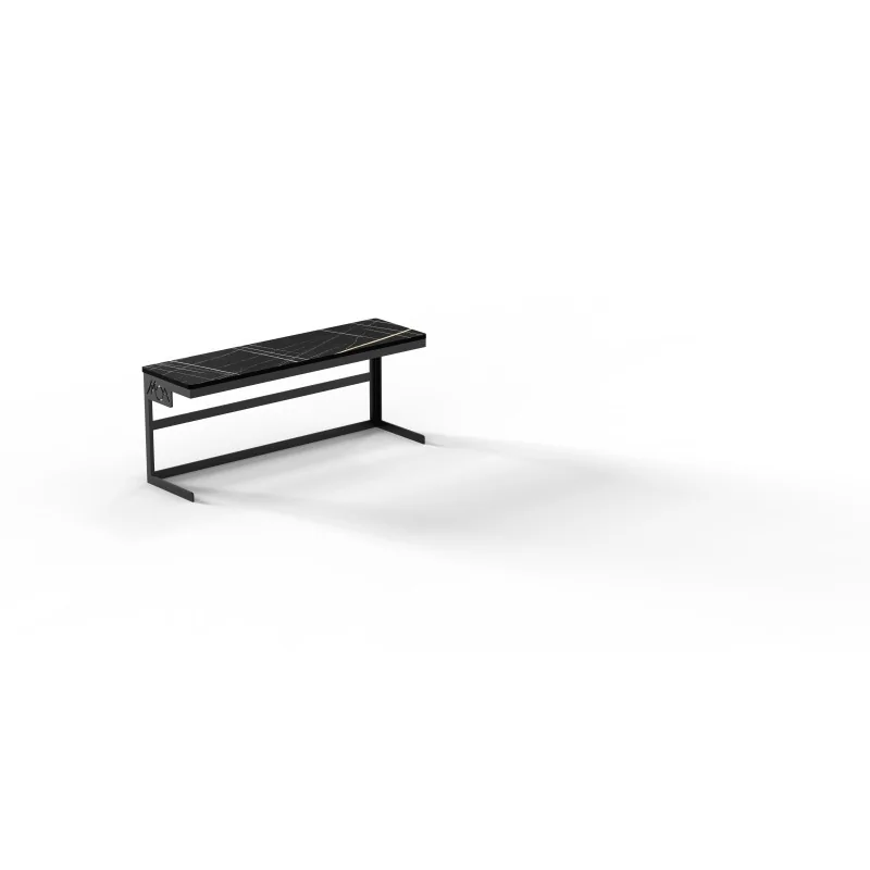 Moa Design MOAMN24.NER-03 Moa Alzata Modern Minimalist Line Black S...