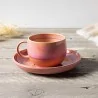 Villeroy & Boch Perlemor Coral Collection Fine Porcelain Coffee Cup - 120 x 90 x 65 mm - 6 pcs set.