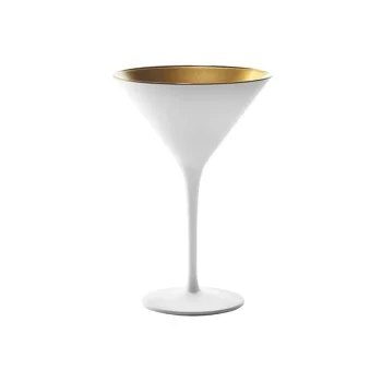 Pordamsa XSTOL-25086 Pordamsa White & Gold Martini Glass