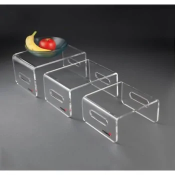 Rosseto RDC107 Rosseto Clear Acrylic Nesting Risers (3 pcs.) - 1 Pi...
