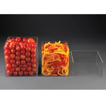 Rosseto FBDC091 Rosseto Acrylic Chop Box Set with Two Condiment Box...
