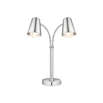 Bon Chef 9670-LEATHER Bon Chef Double Heat Lamp 9" L x 9" W x 27" H...