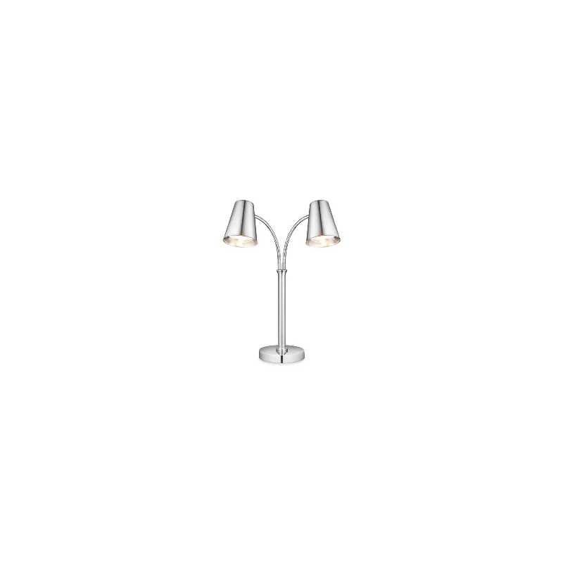 Bon Chef 9670-LEATHER Bon Chef Double Heat Lamp 9" L x 9" W x 27" H...