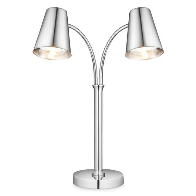 Bon Chef 9670-SATIN Bon Chef Double Heat Lamp 9" L x 9" W x 27" H -...