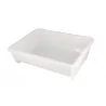 copy of Plastic Rectangular Dough Container - 20 Liters - Rounded Corners Inside - Fit 40 cm wide Pastry Cart