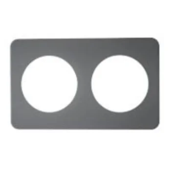 Degrenne 230756 Degrenne Evento Grey Acrylic Tray Gn 1/1 - 2 Holes ...