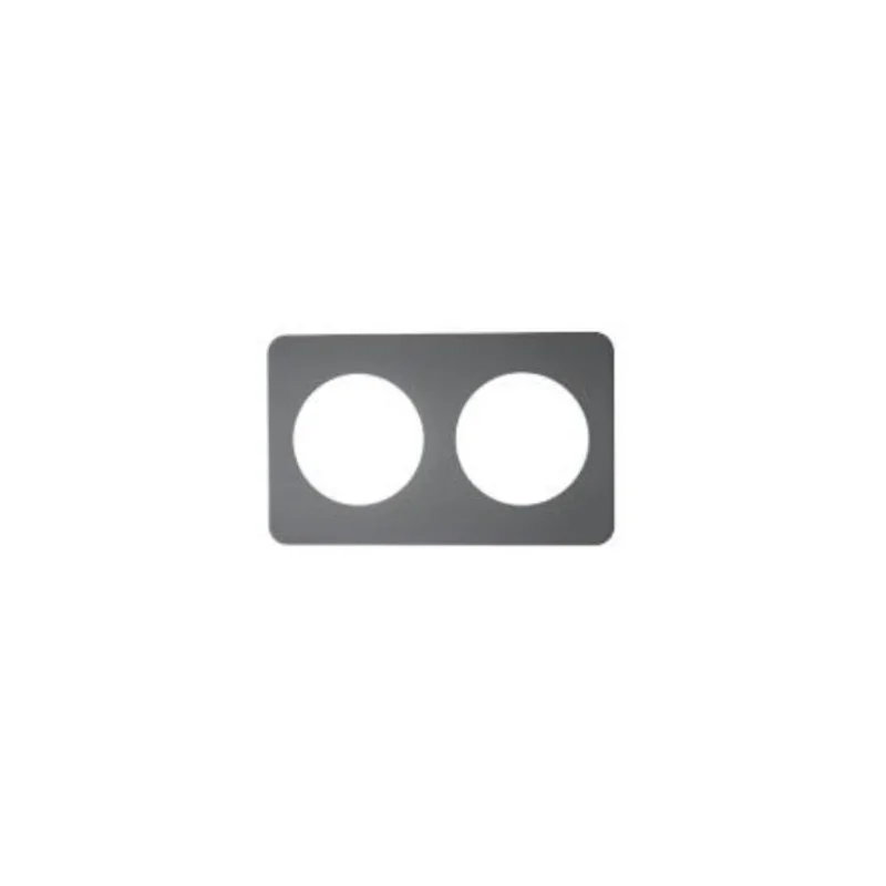 Degrenne 230756 Degrenne Evento Grey Acrylic Tray Gn 1/1 - 2 Holes ...