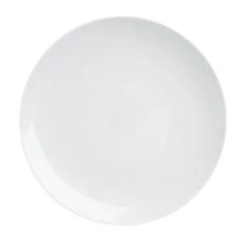 Degrenne 207113 Degrenne Modulo White Round Dinner Coupe Plate - 26...