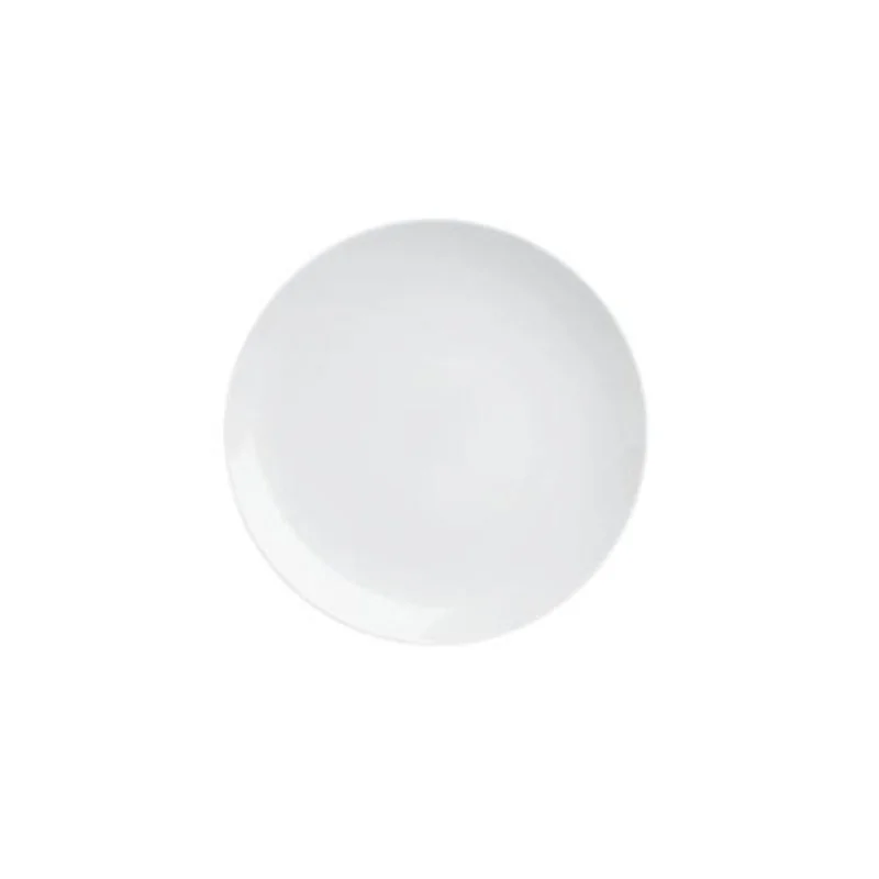 Degrenne 207113 Degrenne Modulo White Round Dinner Coupe Plate - 26...