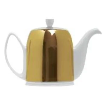 Degrenne 234216 Degrenne Salam Color / Gold Salam Tea Pot 4 Cups wi...