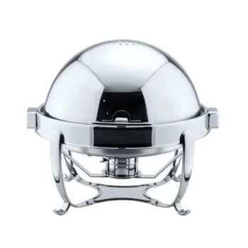 Worthy, Noble & Kent Chafing Dish Round D 20" H 18" - 6 3/4 Qt -