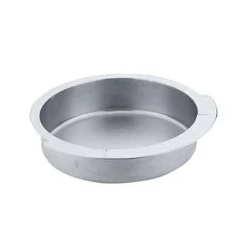 Worthy, Noble & Kent Round Water Pan L 16 5/8" W 15 3/4" H 4" W/Channel For Electric Heating Unit - 1 5/8 Gal -
