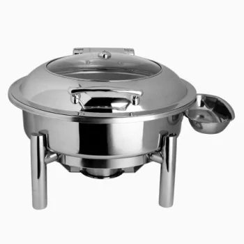 Creations Round Chafing Dish Stand - L 12" W 15 1/2" H 6 1/2" -
