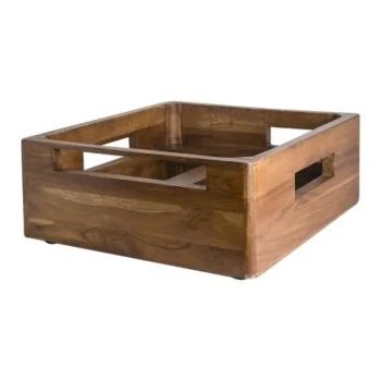 D.W.Haber Powercell Cover Up Natural Teak L 16 7/8" W 15" H 6"