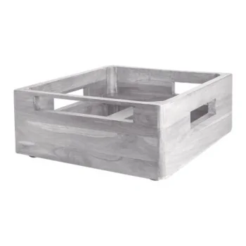 D.W.Haber Powercell Cover Up Grey Wash Teak L 16 7/8" W 15" H 6"
