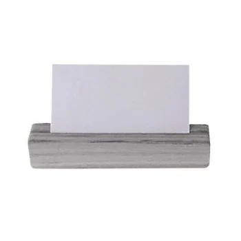 D.W.Haber Fusion Buffet Grey Wash Teak Card Holder L 4 1/2" W" 1 H 1"