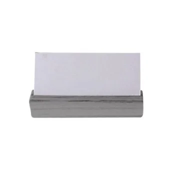 D.W.Haber Fusion Buffet Grey Wash Teak Card Holder L 3 1/2" W" 1 H 1"