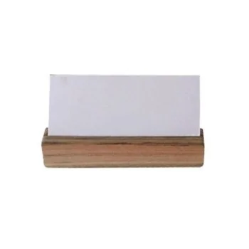 D.W.Haber Fusion Buffet Natural Teak Card Holder L 3 1/2" W" 1 H 1"
