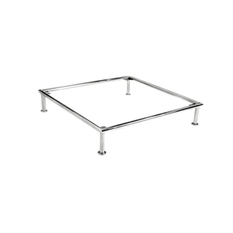 D.W.Haber Polished Stainless Steel Riser Square Frame L W 14" H 3"