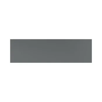 D.W.Haber Black Glass Rectangle Tile L 24" W 7" H 3/8"