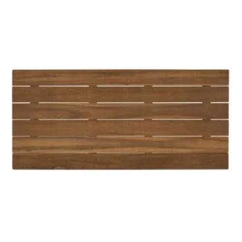 D.W.Haber Natural Teak Wood Rectangle Tile L 24" W 11"