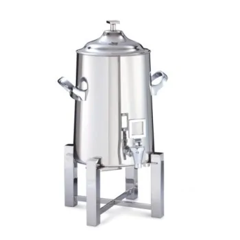 D.W.Haber Tower Stainless Steel Vacuum Insulated Coffee Urns L 15" W 14 1/2" H 27" - 3 Gal - 11.4 L -