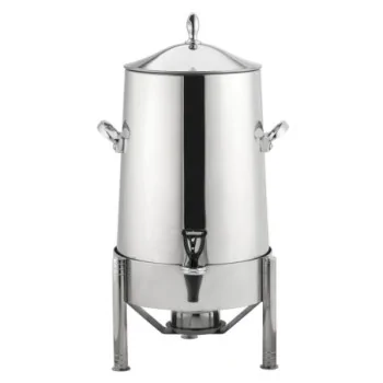 Worthy, Noble & Kent Coffee Urn Single Wall Straight Leg Base L 14" W 13" H 26 1/4" - 20 Qt -