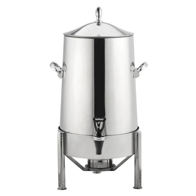 Worthy, Noble & Kent Coffee Urn Single Wall Straight Leg Base L 14" W 13" H 26 1/4" - 20 Qt -