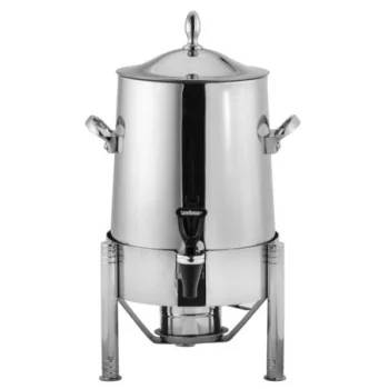 Worthy, Noble & Kent Coffee Urn Single Wall Straight Base L 12 1/2" W 12 1/2" H 23 1/2" - 11 1/2 Qt -