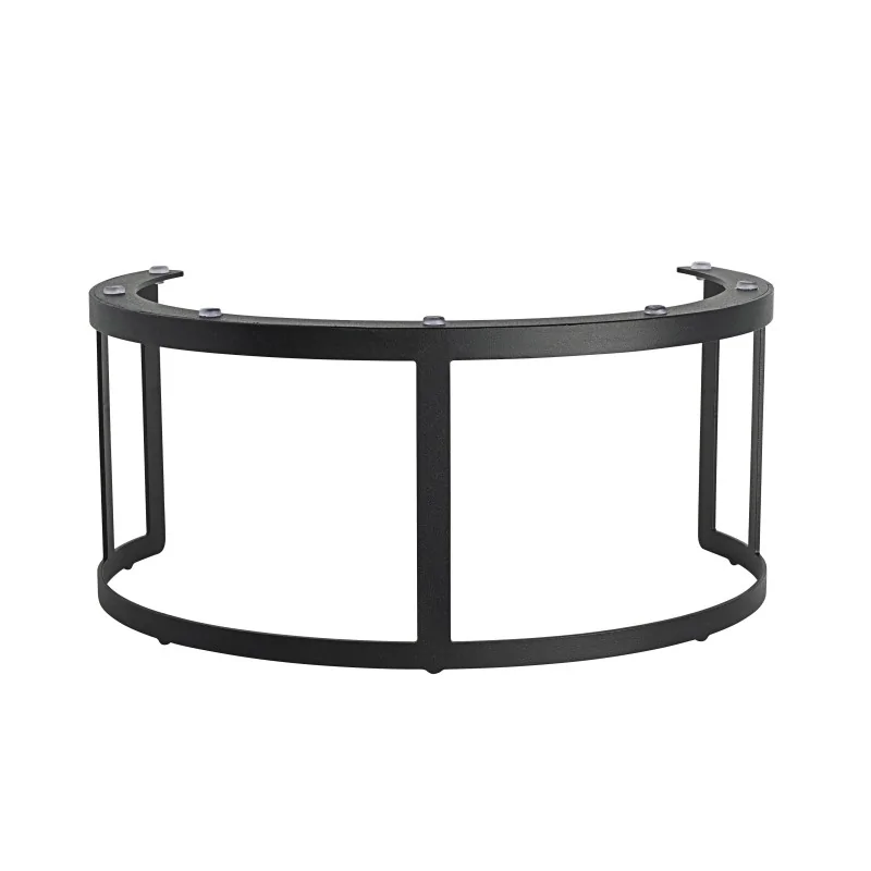 MyGlassStudio Nesting Display Risers L Mid Modern Black L 13" W 10 1/4" H 6 1/8"