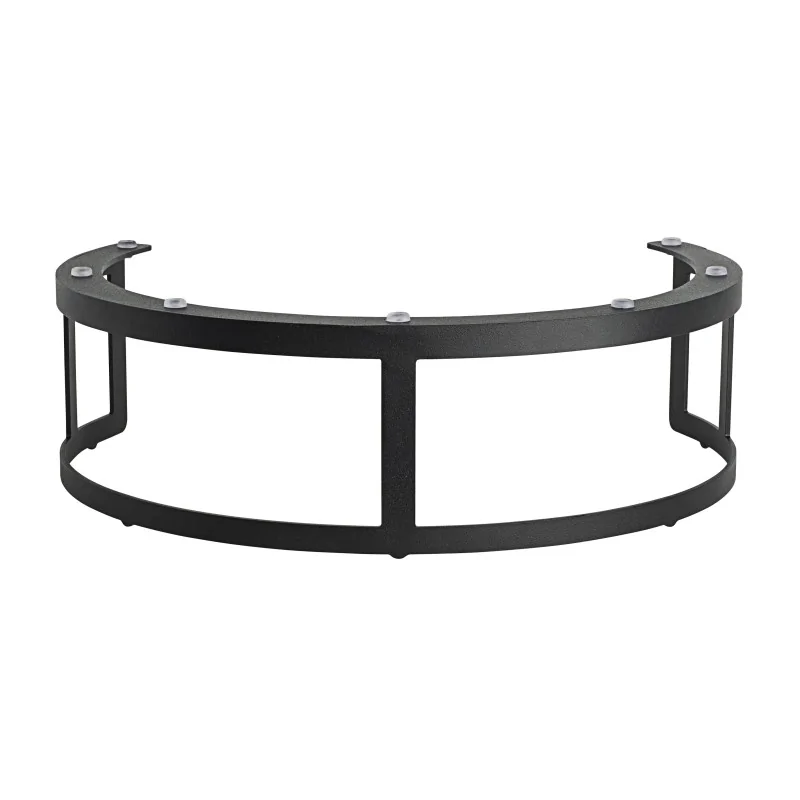 MyGlassStudio Nesting Display Risers L Mid Modern Black L 13" W 10 1/4" H 4 1/8"