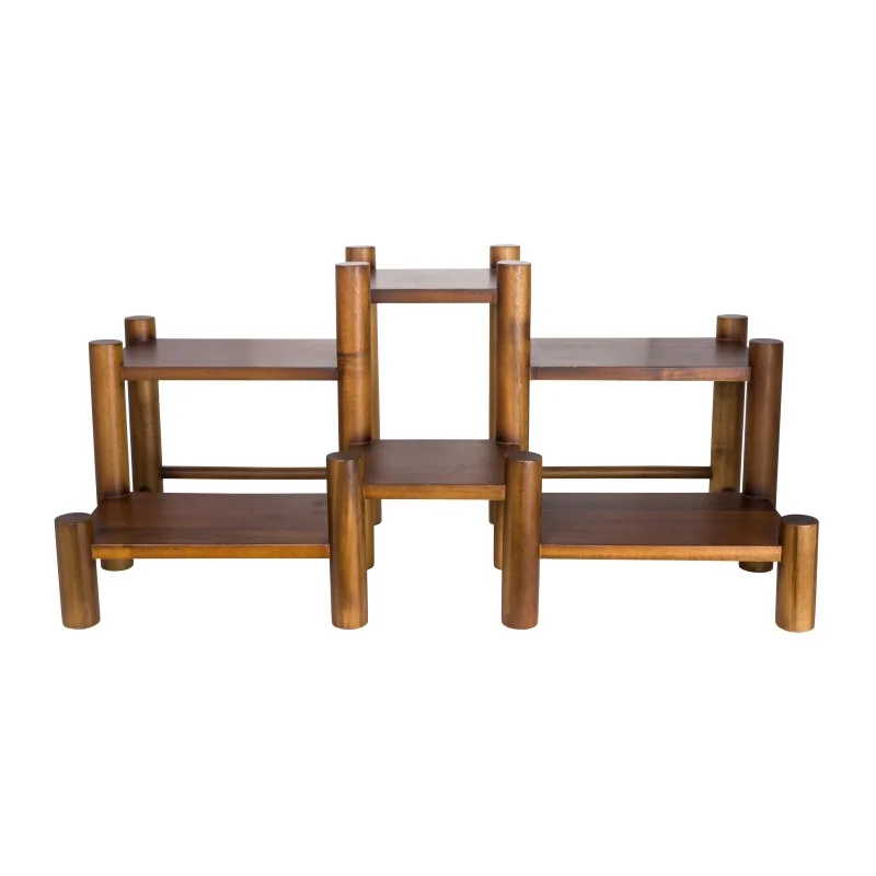 Creations Acacia 6 Level Coffee/Condiment Stand L 27 3/4" W 14" H 12 5/8"