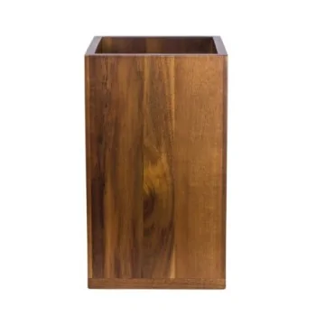 Creations Acacia Reversible Square Gastronorm Platform L W 7" H 12"